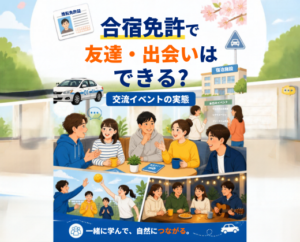 合宿免許で友達・出会いはできる？交流イベントの実態